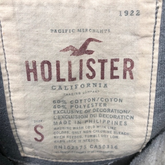 Hollister Zip Up Hoodie Size Small - Picture 4 of 6